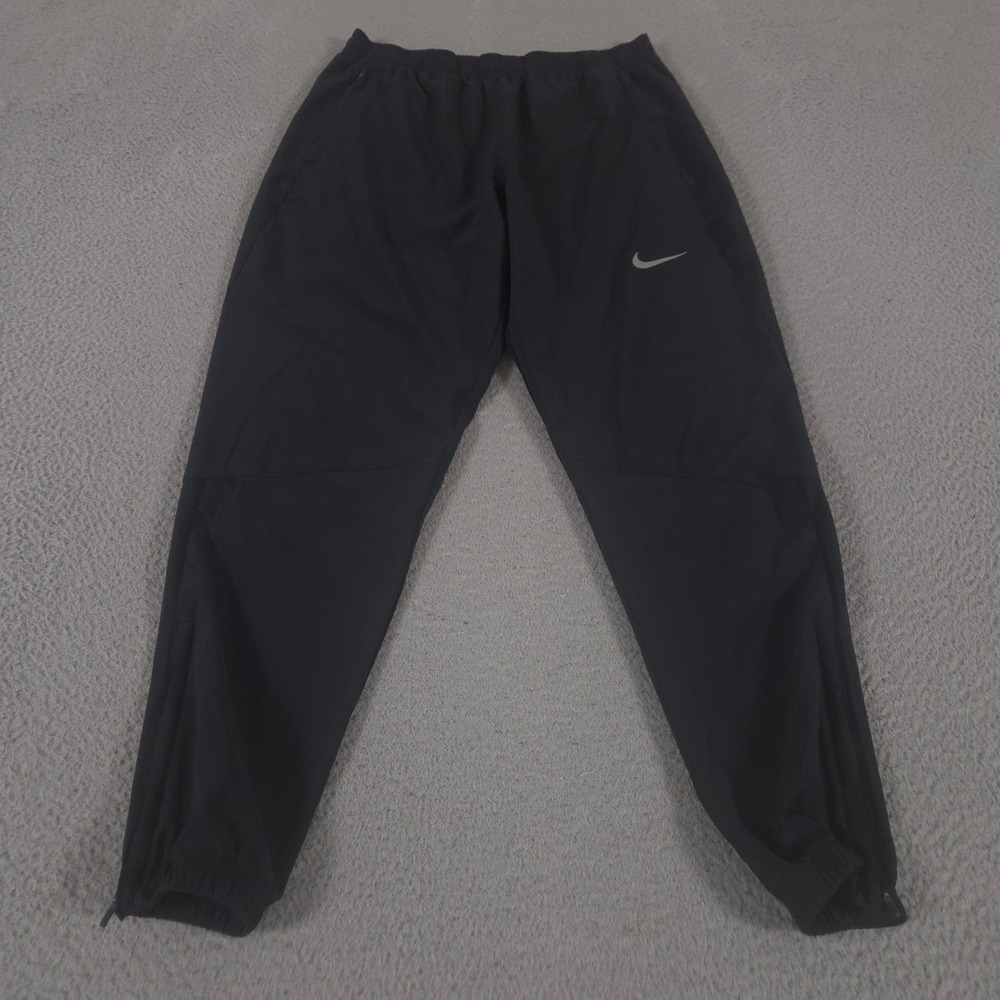 Nike Pants Mens Medium Black Challenger Dri-FIT Woven Tapered Leg Running Track